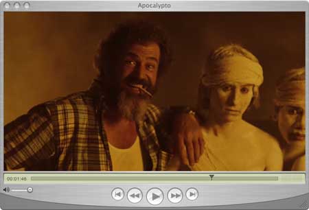 Mel Gibson in the Apocalpyto Trailer