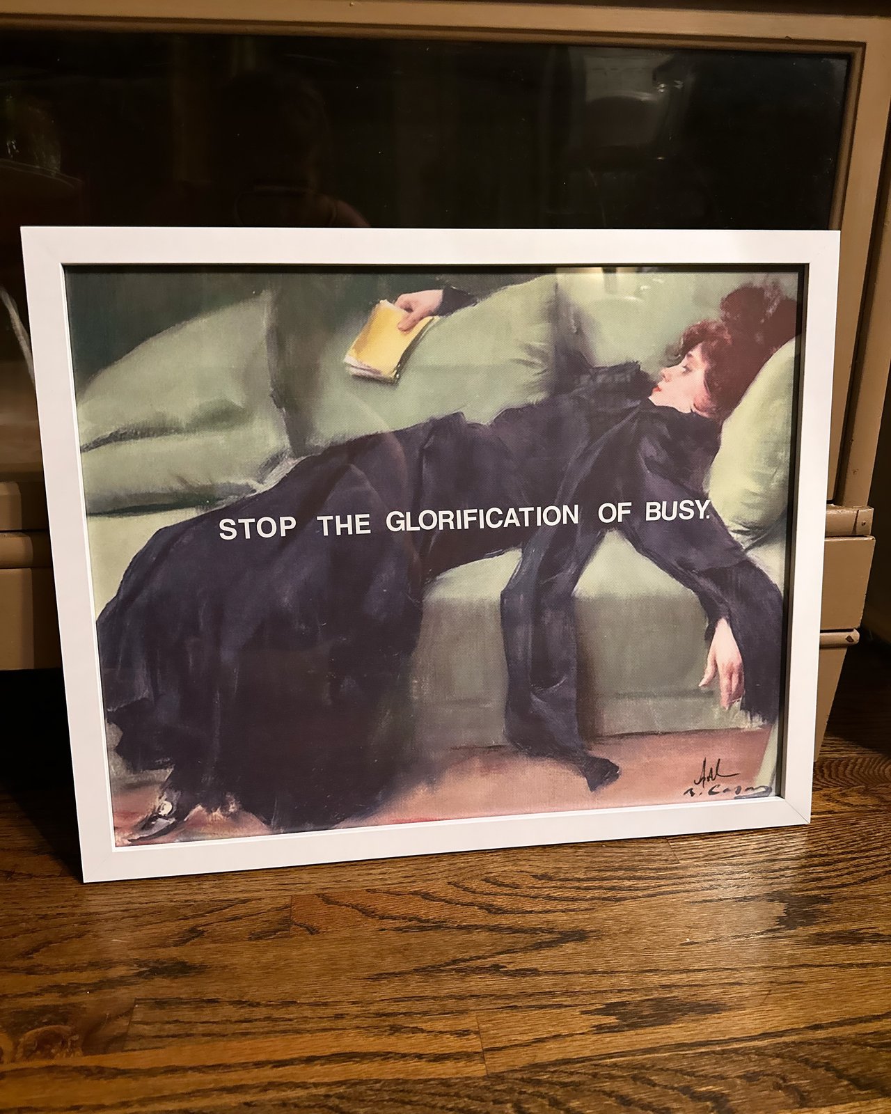 “Stop the glorification of busy”